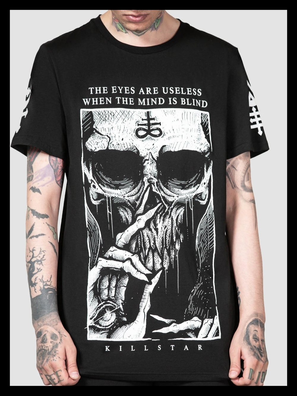 Killstar Black Short Sleeve Graphic Skull Tee